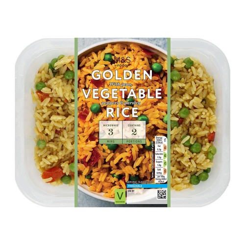 M&S Golden Vegetable Rice thumbnail 2