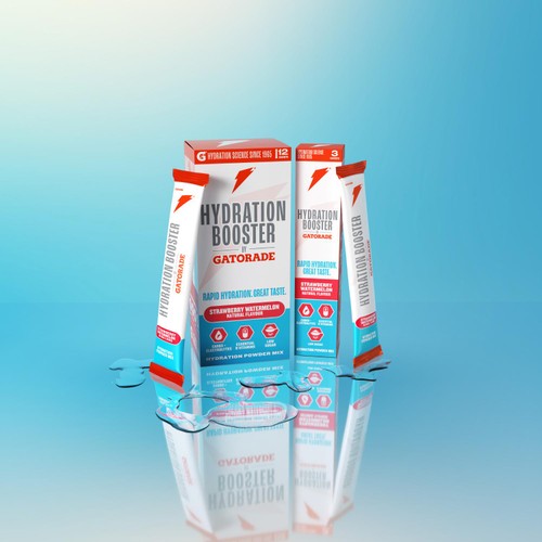 Gatorade Strawberry & Watermelon Hydration Booster Electrolytes thumbnail 7