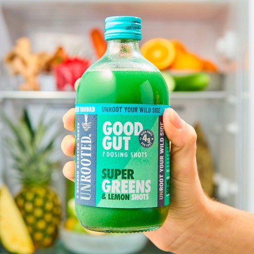 UNROOTED Super Greens, Lemon & Baobab 7x Dosing Shots thumbnail 3