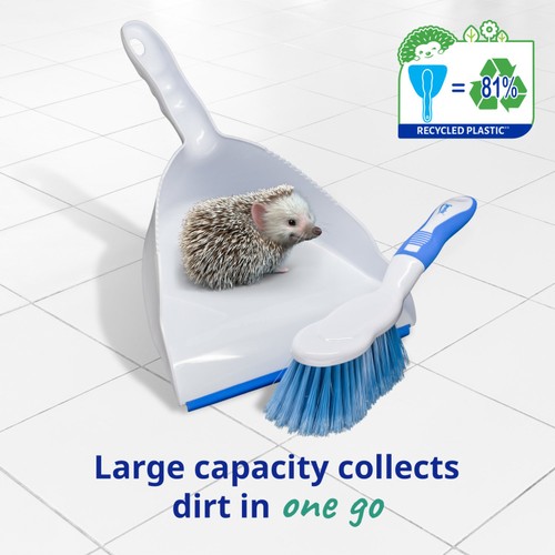 Spontex Dustpan & Brush Cleaning Set Large thumbnail 2