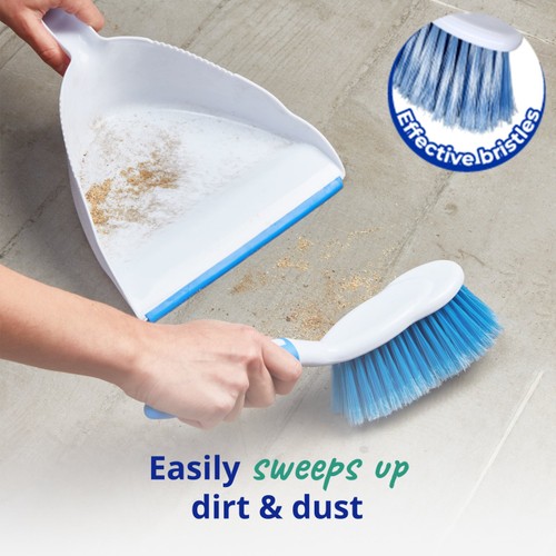 Spontex Dustpan & Brush Cleaning Set Large thumbnail 3