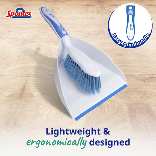 Spontex Dustpan & Brush Cleaning Set Large thumbnail 4