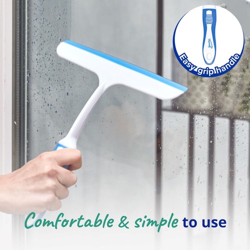 Spontex Window & Shower Squeegee Streak Free Bathroom Glass Cleaner thumbnail 5