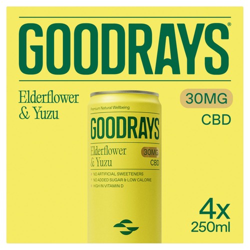 Goodrays CBD Drinks - Elderflower & Yuzu