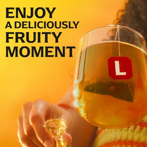 Lipton Fruit Tea Lemon & Ginger Refresh Tea Bags thumbnail 3