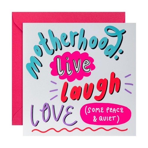 M&S Live Laugh Mother's Day Card