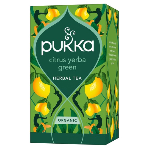 Pukka Herbs Organic Citrus with Yerba Mate x20 Green Tea Bags thumbnail 3