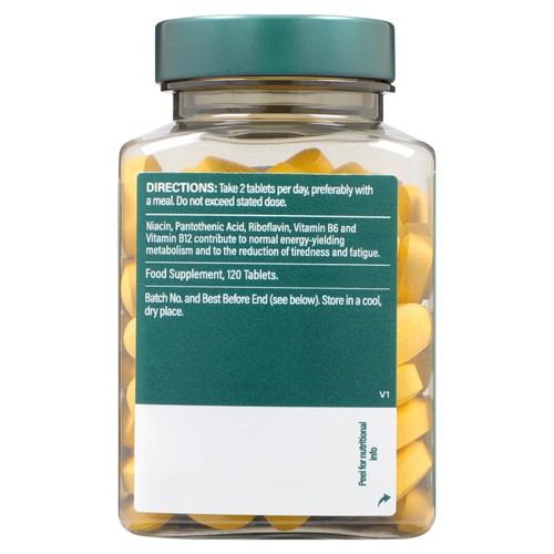 Holland & Barrett High Strength Complete Vitamin B Complex Tablets thumbnail 2