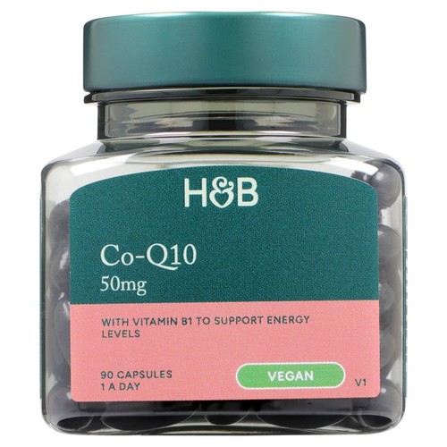 Holland & Barrett Co-Q10 50mg Soft Gel Vegan Capsules