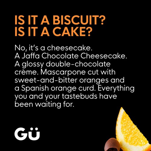 Gu Jaffa & Chocolate Cheesecake Dessert thumbnail 3