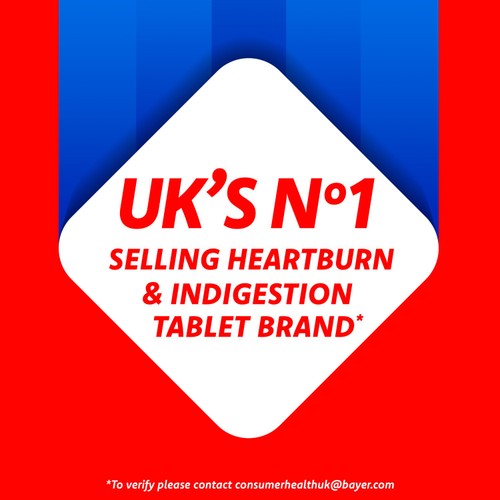 Rennie Peppermint Heartburn & Indigestion Relief Tablets thumbnail 4