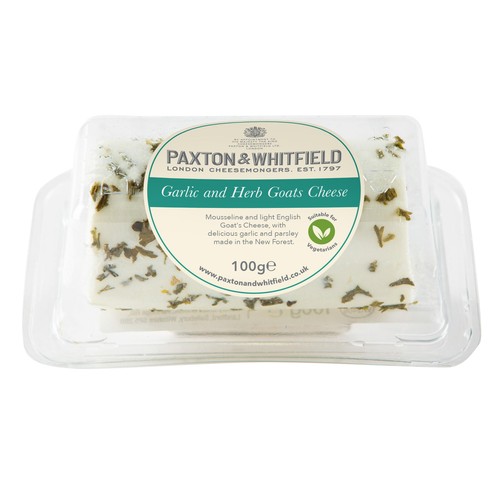 Paxton & Whitfield Garlic & Herb Goats Cheese