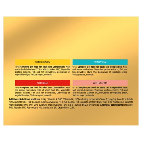 Gourmet Gold Savoury Cake with Beef, Chicken, Salmon, Tuna Wet Cat Food Can thumbnail 6