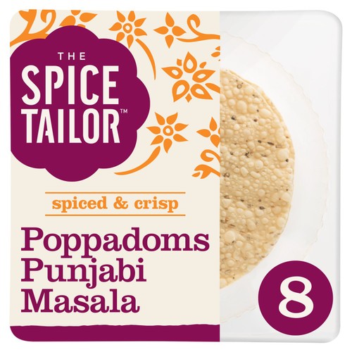 The Spice Tailor Punjabi Masala Ready to Eat Poppadoms