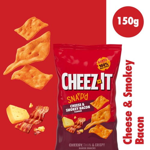Cheez-it SNAP'D Cheese & Bacon Sharing Crisps thumbnail 2