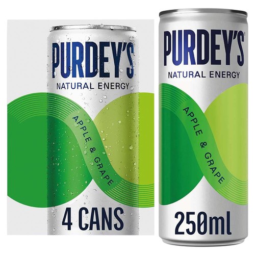 Purdey's Apple & Grape Natural Energy Drink