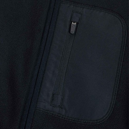 M&S Womens Goodmove Thermal Zip Up Funnel Neck Fleece, 8, Navy thumbnail 5