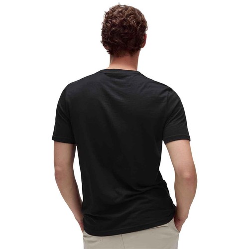 M&S Mens Cotton Crew Neck T-Shirt, S, Black thumbnail 3