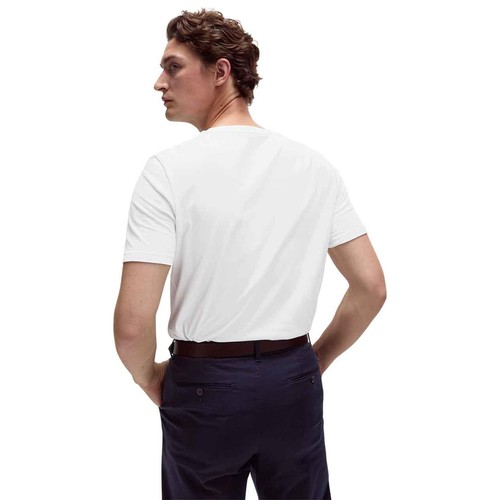 M&S Mens Cotton Crew Neck T-Shirt, XXL, White thumbnail 4