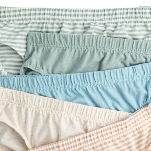 M&S Boys Pure Cotton Stripes & Solids Briefs, 6-7 Years, Multi thumbnail 4