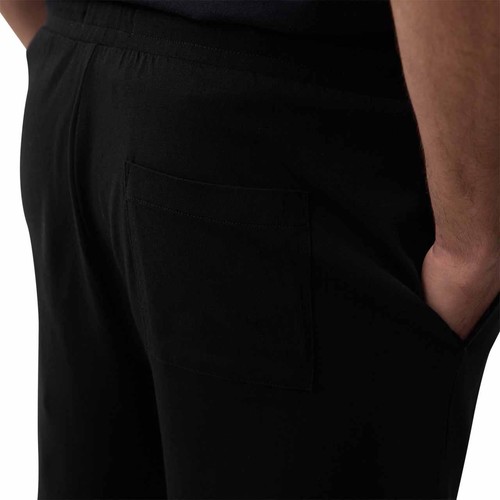 M&S Supima Cotton Blend Pyjama Shorts, 2XL, Black thumbnail 5