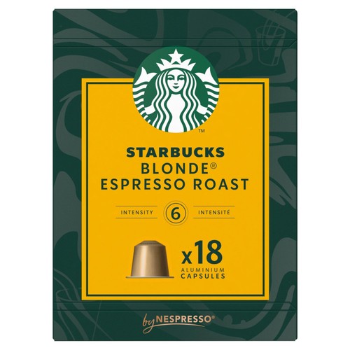 Starbucks by NESPRESSO Blonde Espresso Roast Coffee Pods thumbnail 3