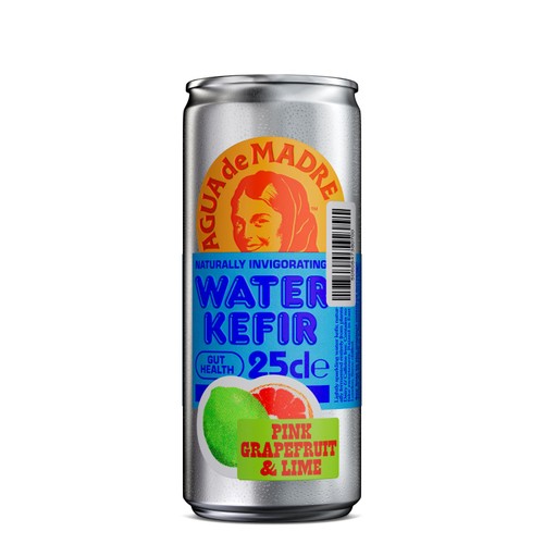 Agua de Madre Pink Grapefruit & Lime Water Kefir