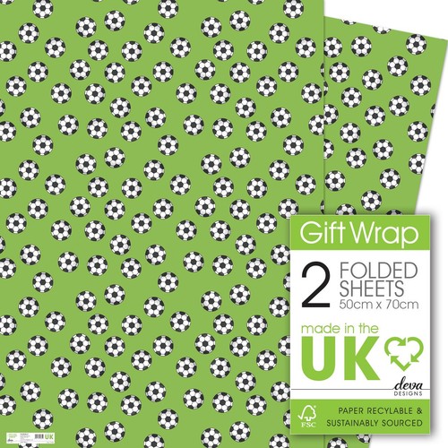 Football Gift Wrap Sheets thumbnail 2