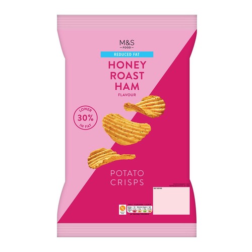 M&S Reduced Fat Honey Roast Ham Crisps thumbnail 2
