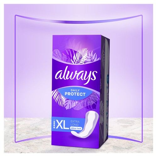 Always Dailies Liners Extra Long Scented 48 Count thumbnail 7