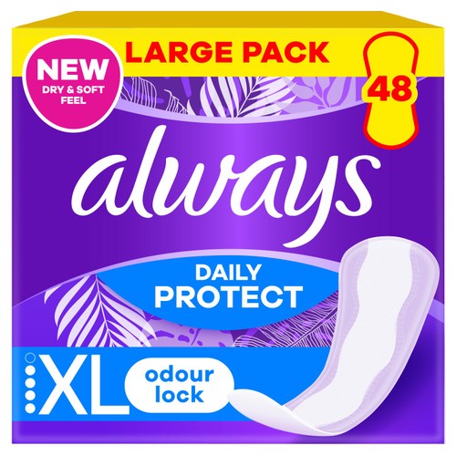 Always Dailies Liners Extra Long Scented 48 Count thumbnail 8