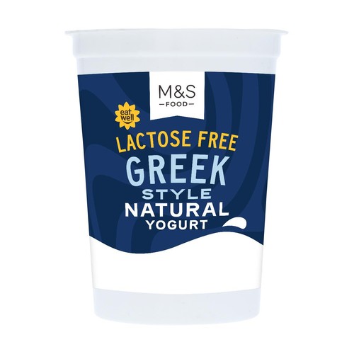 M&S Lactose Free Greek Style Natural Yogurt