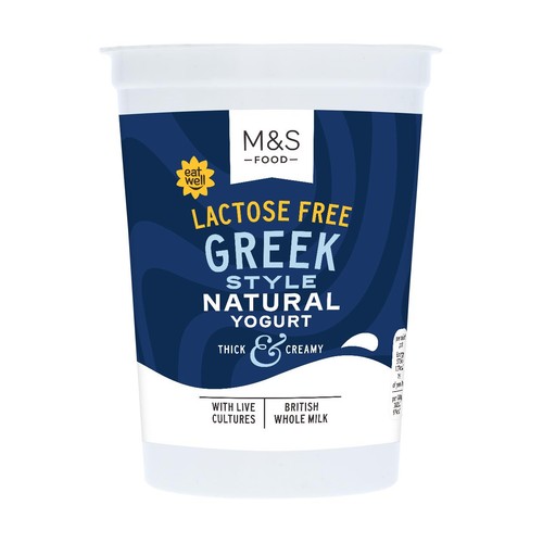 M&S Lactose Free Greek Style Natural Yogurt thumbnail 2