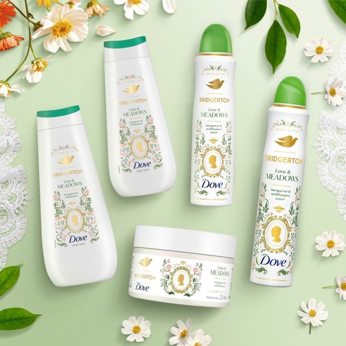 Dove Bridgerton Love & Meadows Deodorant Aerosol thumbnail 5