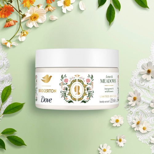 Dove Bridgerton Love & Meadows Body Scrub Jar thumbnail 2