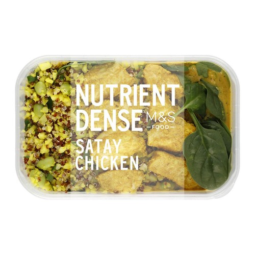 M&S Nutrient Dense Satay Chicken