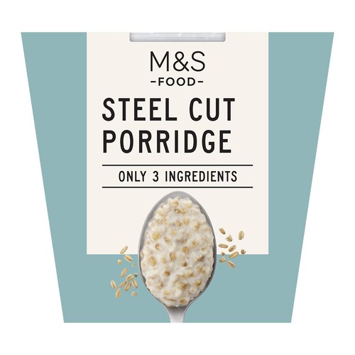 M&S Only 3 Ingredients Steel Cut Porridge