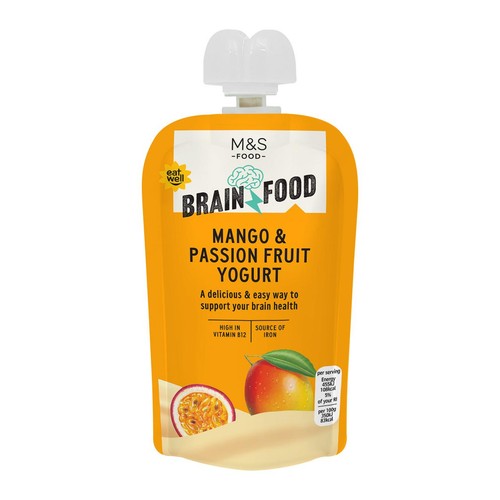 M&S Brain Food Mango & Passion Fruit Yogurt thumbnail 3