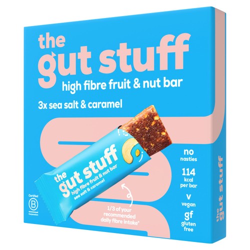 The Gut Stuff Sea Salt and Caramel Bars
