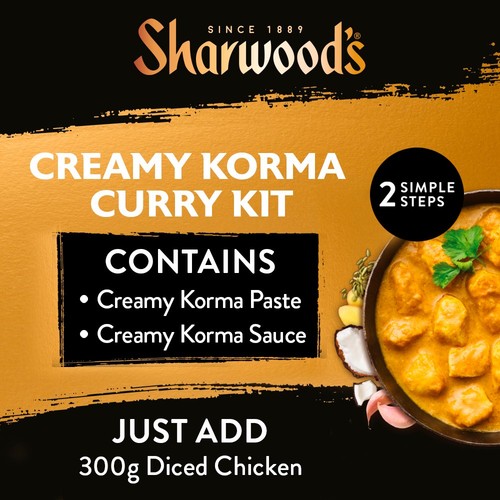 Sharwood's Korma Indian Curry Sauce Kit thumbnail 3