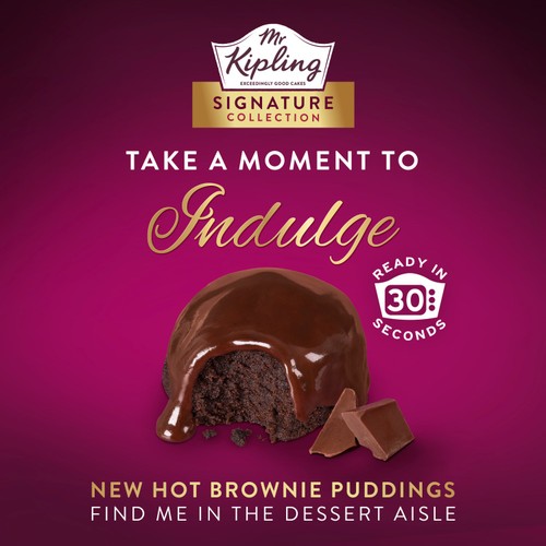 Mr Kipling Signature Belgian Chocolate Brownie Puddings thumbnail 2