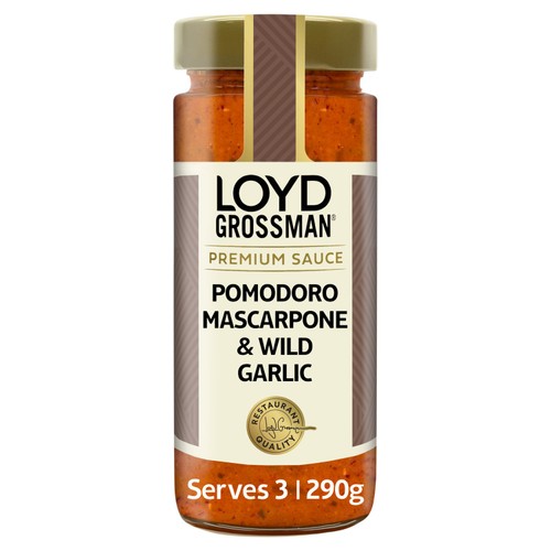 Loyd Grossman Pomodoro, Mascarpone & Wild Garlic Pasta Sauce