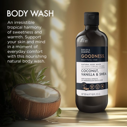 Baylis & Harding Goodness Coconut, Vanilla & Shea Body Wash thumbnail 3