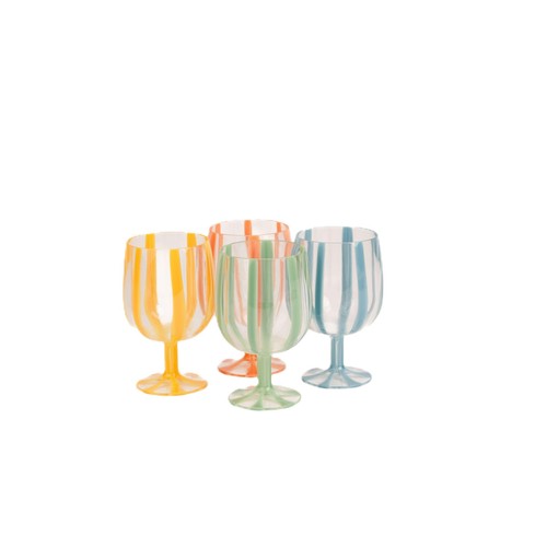 Summerhouse Portofino Stripe Picnic Wine Glasses thumbnail 2