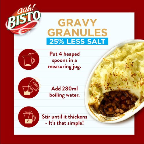 Bisto Reduced Salt Gravy Granules thumbnail 5
