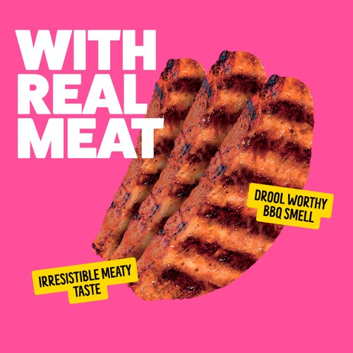 BONKERS BBQ, Soft & Chewy Beef Steak Flavored Dog Treats, 85g, Bag thumbnail 5