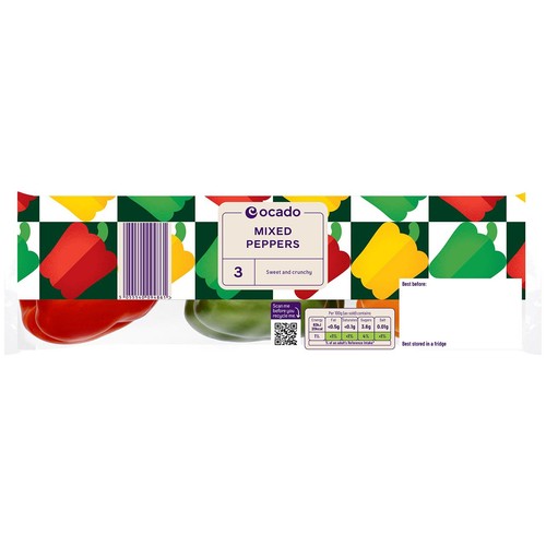 Ocado Mixed Peppers thumbnail 2