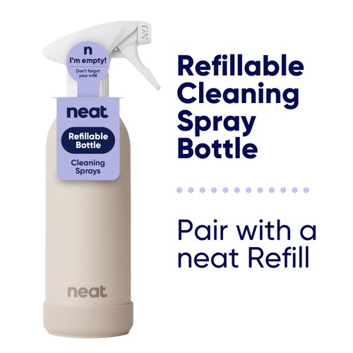 Neat Refillable Spray Bottle Stone thumbnail 2