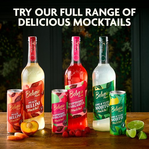 Belvoir Farm Lime and Yuzu Mojito Mocktail thumbnail 4