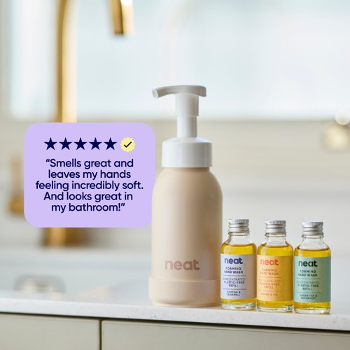 Neat Refillable Foaming Hand Wash Bottle Stone thumbnail 4